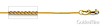 0.9mm Solid 14K Yellow Gold Round Braided Spiga Wheat Chain Necklace 16-22in thumb 1