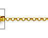 2.1mm 14K Yellow Gold Solid Classic Rolo Cable Chain Necklace 16-24in thumb 1