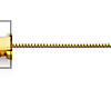 0.5mm 14K Yellow Gold Solid Box Link Chain Necklace 16-22in thumb 1