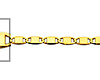 1.3mm Solid 14K Yellow Gold Valentino Chain Necklace 16-22in thumb 1