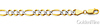 5.5mm 14K Two-Tone Gold Solid White Pave Open Figaro Chain Necklace 18-24in thumb 1