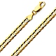 7mm 14K Yellow Gold Solid Men's Concave Curb Cuban Link Chain Necklace 20-30in thumb 1