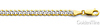 5mm 14K Two-Tone Gold Solid Men's White Pave Curb Cuban Link Chain Necklace 18-26in thumb 1