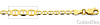 3.5mm 14K Yellow Gold Solid Flat Mariner Chain Necklace 18-24in thumb 1
