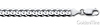 7mm 18K White Gold Men's Solid Concave Curb Cuban Link Chain Necklace 22-30in thumb 1