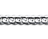 5mm 14K White Gold Solid Men's Concave Curb Cuban Link Chain Necklace 16-30in thumb 1