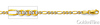 2.5mm 14K Two-Tone Gold Solid Figamariner Chain Necklace 16-24in thumb 1