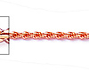 2mm 14K Rose Diamond-Cut Gold Solid Rope Chain Necklace 16-26in thumb 1