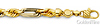 7.5mm 14K Yellow Gold Solid Men's Diamond-Cut Milano Rope Chain 24-26in thumb 1