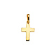 Petite Wide Cross Pendant in 14K Yellow Gold - Classic thumb 1