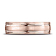 6mm Double Channel Wedding Band by Benchmark Rings in 14K Rose Gold thumb 2
