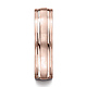 6mm Double Channel Wedding Band by Benchmark Rings in 14K Rose Gold thumb 1