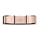 6mm Satin Brick Style Wedding Band by Benchmark Rings in 14K Rose Gold thumb 1
