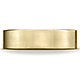 6mm Flat Brushed Comfort-Fit 14K Yellow Gold Wedding Band by Benchmark Rings thumb 1