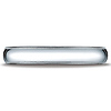 4mm Domed Comfort-Fit Milgrain Wedding Band by Benchmark Rings in Solid 14K White Gold thumb 1