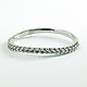 Reverse Split Shank Pave Halo 1-CT Round CZ Wedding Ring Set in 14K White Gold thumb 4