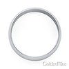 8mm Classic Light Dome Men's Wedding Band - 14K White Gold thumb 2