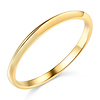 1.5mm Knife-Edge Wedding Band in 14K Yellow Gold Solid thumb 0