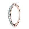 2.5mm 12-Stone Round Diamond Wedding Band by Benchmark in 14K Rose Gold 0.48 ctw thumb 0