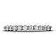 2.5mm 12-Stone Round Diamond Wedding Band by Benchmark in 14K White Gold 0.48 ctw thumb 1