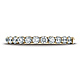 2.5mm 12-Stone Round Diamond Wedding Band by Benchmark in 14K Yellow Gold 0.48 ctw thumb 1