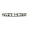 2.5mm 12-Stone Round Diamond Wedding Band by Benchmark in 14K Yellow Gold 0.48 ctw thumb 1