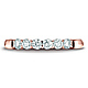 3mm 6-Stone Round Diamond Wedding Band by Benchmark in 14K Rose Gold 0.48 ctw thumb 1