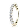 3mm 9-Stone Round Diamond Wedding Band by Benchmark in Solid 14K Yellow Gold 0.72ctw thumb 0
