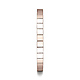 2mm Checkered Row Wedding Band by Benchmark Rings in 14K Rose Gold thumb 2