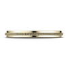 2mm Milgrain Center 14K Yellow Gold Wedding Band Ring thumb 0