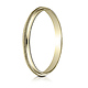 2mm Milgrain Center 14K Yellow Gold Wedding Band Ring thumb 1