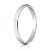 2mm Faceted Wedding Band in Solid 14K White Gold thumb 1